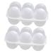 PRETYZOOM 2pcs Home Fridge Preservation Pantry Organizer Bin Plastic Kitchen Egg for Container Refrigerator