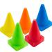 Baaxxango 20 PCS 7 inch Plastic Agility Cones for Kids-Mini Traffic Safety Cones-Construction Agility Cones for Party,Drills,Basketball,Soccer,5 Colors