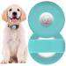 PKQtop protective cover compatible with Apple Airtag PET collar silicone protection case for airtails anti-wost locator protective cover compatible with airtag for dog collar school bag greenen