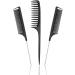 3pk Tail Combs Set - Professional Hair Styling Tools with Wide and Fine Tooth Combs for Sectioning, Braiding, and Foiling - Buy Online on GoSupps.com