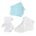 Milist paraffin wax gloves foot covers plastic one -off gloves ankle boots paraffin bath feet liner foot hot bad wax spa wax therapy pocket white 200 pieces