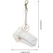 VALICLUD Clear Lipstick Chapstick Keychain - Key Fob Holder - Buy Online on GoSupps.com