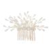 FRCOLOR Jeweled Hair Clips hair headdress hair combs for women Side Hair crystal hair hair barrettes for women crystal side pearl hair jewelry wedding Hair Side Comb Clip