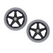 dailymall Pack of 2 Wheelchair Walker Replacement Wheels - 6 inch Front Caster Wheels with 5/16 inch Bearing