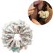 xbiez Cute Lace Trim French Hair Scrunchies for Women Girls Vintage Floral Hair Ties Hairband Elastic Ponytail Holder Headband 10 pink - Buy Online on GoSupps.com
