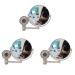 MINIDAHL 3X Bath Mirror Cosmetic Mirror 1X/3X Magnification Suction Cup Adjustable Makeup Mirror Double-Sided Bathroom Mirror