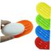 Ciieeo 3 Pcs Soap Holder for Shower Self-draining Soap Dish Bathroom Acessories Toothbrush Travel Case Accessories Soft Soap Dish Silicone Soap Mini Grocery Cart Soap Rack Round Yellow M - Buy Online on GoSupps.com