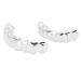 Hip Hop Teeth Fashionable Convenient Halloween Hip Hop Teeth for Women for Halloween Party for Hip Hop Fashion Shows for Men(Silver)