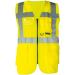 Fun Yellow Safety Vest for Dog Owners - Size 7XL - 'THE One Who Walks with the Dog' Motif - Buy Online on GoSupps.com