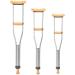 Crutches for Adults Underarm Handicapped Crutches/Canes for Disabled Persons with Free Retractable Aluminum Walkers Adjustable Range 90-150 Cm Great for Travel or Work (Single) - Buy Online on GoSupps.com