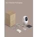 Nooie 1080P WiFi Baby Monitor & Pet Camera | 360 Indoor IP Cam with Motion Tracking, Night Vision & Alexa Compatibility | Two-Way Audio & Motion/Sound Detection - 1 Pack - Buy Online on GoSupps.com