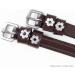 Buy PFIFF 102919 Patent Leather Spur Straps with Rhinestones - Brown Size 1 (46cm x 1.3cm) - International Shipping Available - Buy Online on GoSupps.com