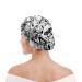 Nicokee Double Waterproof Bathing Shower Cap - Animal Design - Reusable Fashion Hat for Women - Ideal for Beauty, Bath, Spa, and Travel - 10.6 x 10.6 Inch - Buy Online on GoSupps.com