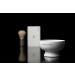 Tatara Porcelain Shaving Soap Bowl - Ergonomic White | 100% Made in Portugal | Easy Lather with Interior Dimples | International Shipping Available - Buy Online on GoSupps.com