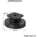  2 Packs - Atmoshue 1/4" Female Thread to Hot Shoe Adapter Hot Shoe Mount Adapter with 1/4 to 1/4" Male Screw Adapter for Magic Arm Monitor Video Light - Buy Online on GoSupps.com