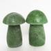 Saturey Natural Green Serpentine Quartz Mushroom Hsiuyen Jade Crystal Buttom Mushroom Healing 1pcs Suitable for Home - Buy Online on GoSupps.com