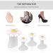Daisy Flower Silicone Toe Separators - 8 pcs White Toe Spacers for Nail Art Pedicure - DIY Pedicure Tool - Buy Online on GoSupps.com