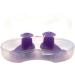 KONA81 Waterproof Ear Plugs with Storage Case - Chlorine-Proof, Soft & Lightweight - Purple - Adults, Men, Women, Children - Buy Online on GoSupps.com