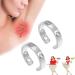 Artocct Lymphatic Drainage Magnet Ring - 2PC Adjustable Weight Loss & Blood Sugar Controller - Unisex Open Finger Design - Buy Online on GoSupps.com