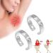 Supyini lymphatic drainage magnetic ring 2 pieces magnetic ring for losing weight magnetic lymph detox ring magnetic ring weight loss ring magnetic copper ring arthritis