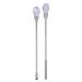 Nail Tools Light Therapy Gel Stir Bar Nail Stir Bar Powder Mixing Stirrer Stick Powder Transparent Red Tri-color Optional(Pink)