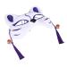 Vintorky Reusable Cosplay-Party-facial-Halloween-Party advanced Half Cosplay cat mask ladies accessories Halloween-cat mask headgear for women cosplay mask unit size as shown