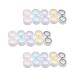 Milisten Contact Lens Case Box Holder Container Contact Lens Travel Case Soak Storage Kit (Pink Blue Purple Yellow and Black)