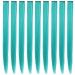 XirrwWh 9-Piece 21-Inch Clip-In Hair Extensions for Women - Multicolored Turquoise Party Highlights & Accessories - Buy Online on GoSupps.com