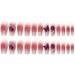 Hkanlre Bling Coffin Press On Nails Fake Nails Tips Full Cover Medium False Gradient Nails For Women And Girls (24pcs) - Buy Online on GoSupps.com