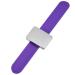 Magnetic Wrist Band Silicone Magnetic Pin Holder Bracelet 4 Color Hairpin Hair Grip Holder for Sewing Quilting Hair Bobby Pins Sewing Needles - Hair Clip Holder and Hairdressing Accessory (Purple)