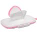 Portable Wet Wipe Container - Refillable Baby Wipe Holder for Travel, Home, Office - Pink - Buy Online on GoSupps.com