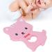 Buy Pink Cat Shape Baby Teething Ring & Toy - Safe Soft & Fun for Teething Relief | International Shipping - Buy Online on GoSupps.com