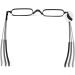 KoKoBin Mini Slim Reading Glasses +1.0 | Spring Hinge Metal Visual Aid for Men & Women | Includes Case - Black - Buy Online on GoSupps.com