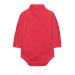 CuteOn Baby Boys Girls Solid Color Basic Turtleneck Cotton Bodysuit Jumpsuit Red 12 Months 12 Months Red