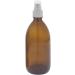 250 ml Brown Glass Bottle with Atomizer - Kosmetex Syrup Bottle Narrow Neck for Perfumes & Liquids - Buy Online on GoSupps.com
