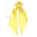 Satin Hair Scarf Scrunchies 16pcs Pack - Solid Color Bow Hair Bobbles for Women - Buy Online on GoSupps.com