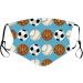 5pcs Children Ball Cute Cartoon Pattern Washable Reusable Adjustable Comfortable Elastic Earloop Face_Mask - Buy Online on GoSupps.com