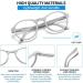Suertree Foldable Reading Glasses - Blue Light Filter Portable 2.5x Optics for Men & Women - Includes Case - Buy Online on GoSupps.com