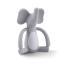 Baby Teether Pacifier - Food Grade Liquid Silicone Teething Toy - BPA Free, Multi-Texture Cute Elephant Design - Soft and Durable (Gray) - Buy Online on GoSupps.com