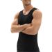 Men's Gynecomastia Compression Shirt - Slimming Body Shaper Tank Top | Tummy Control Undershirt - Black | X-Large - Buy Online on GoSupps.com