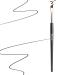 Bon-cl Fine Angled Eyeliner Brush - Professional Makeup Tool for Gel, Liquid, Cream, and Powder Eye Cosmetics - Golden Handle - Buy Online on GoSupps.com