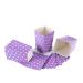 Zerodeko 24pcs Boxes Paper Snack Boxes Popcorn Holder Foldable Snack Boxes Popcorn Bags for Party Square Popcorn Boxes Party Popcorn Cups Purple Disposable Chicken Popcorn Box medium Purple