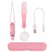 Luminous Ear Wax Removal Tool Kit - USB Powered Earwax Spoon Digger & Tweezers with Light for Kids & Adults | International Shipping Available - Buy Online on GoSupps.com