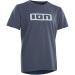 Ion Logo DR Youth Kids Cycling Jersey short Storm blue 2024 S (128) Blue