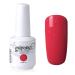 Vishine Soak-off Gel Polish Lacquer Nail Art UV LED Manicure Varnish 15ml Pearl Red(254) #254