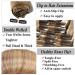 Real Hair Clip-In Extensions - 8pcs Thick Double Dilter 18 Clips | 30cm 115g #18/613 Light Ash Blonde/White Blonde - Buy Online on GoSupps.com