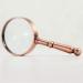Metal Bronze Magnifying Glass High-Definition Old Man Reading Handheld Portable Made in China