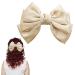 scicent Big Bow Hair Clips Hair Bows for Women Soft Silky Satin Hair Clips French Barrette Simple Bowknot Hairpin Solid Color Hair Fastener Accessories for Women Girls - 28115
