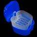 Denture Box Case Riforla Dental False Teeth Storage Container with Hanging Net, Dark Blue - Buy Online on GoSupps.com