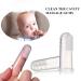 Menyiyds 6-Piece Baby Finger Toothbrush Set | BPA-Free Silicone Oral Care & Gum Massage for Infant Dental Health - Buy Online on GoSupps.com